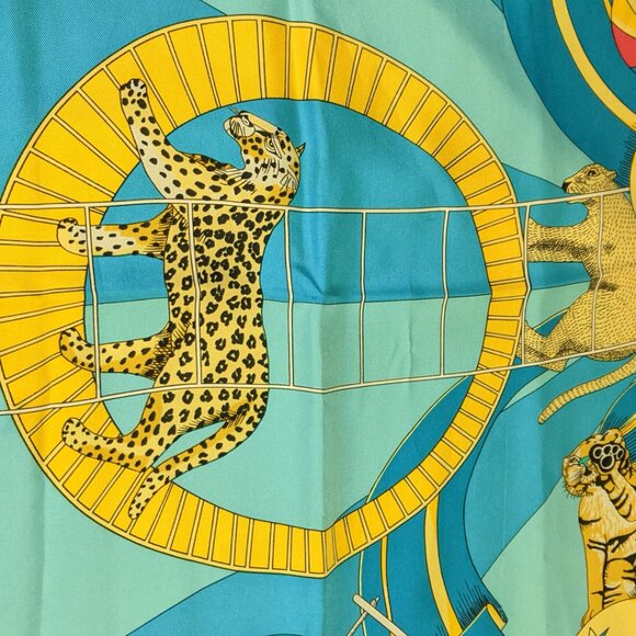 Vintage Hermes circus scarf 1982 - Picture 10 of 12